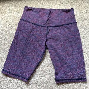 Lululemon purple bike shorts. Size 6, 10” inseam.